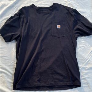 Carhartt Men's Loose Fit Dark Blue Short Sleeve Tee